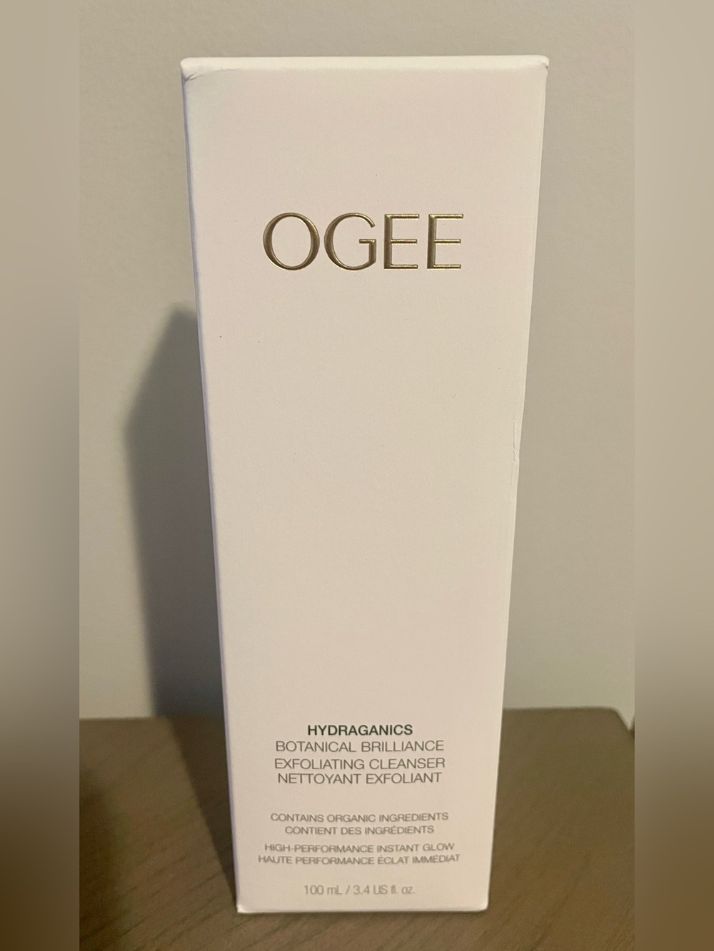 NWT OGEE Hydraganics Botanical Brilliance Exfoliating Cleanser 3.4 oz
